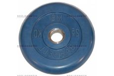 Диск для штанги MB Barbell синий - 30 мм - 2.5 кг
