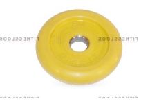 Диск для штанги MB Barbell желтый - 26 мм - 1.25 кг