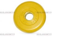 Диск для штанги MB Barbell желтый - 30 мм - 1 кг