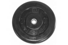 Диск для штанги обрезиненный MB Barbell (металлическая втулка) 10 кг / диаметр 51 мм