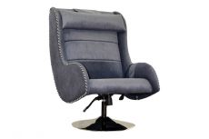 Офисное массажное кресло EGO Max Comfort EG3003 Galaxy Graphite (Микрошенилл)