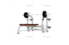 Силовая скамья для жима Bronze Gym J-023 - со стойками