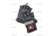 Перчатки Adidas тяжелоатлетические - кожаные L/XL