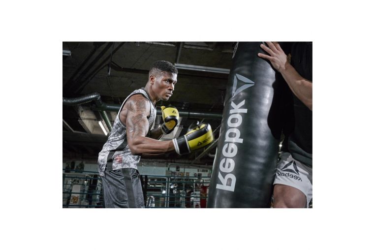 Перчатки боксерские Reebok Retail Boxing Mitts - Grey фото 3