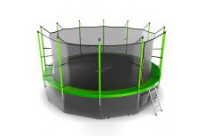 Батут с защитной сеткой Evo Jump Internal 16ft (Green) + Lower net