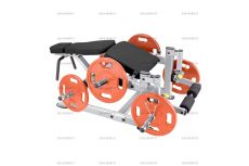 Тренажер на свободных весах AeroFit Plate Load PLLC - сгибание ног лежа